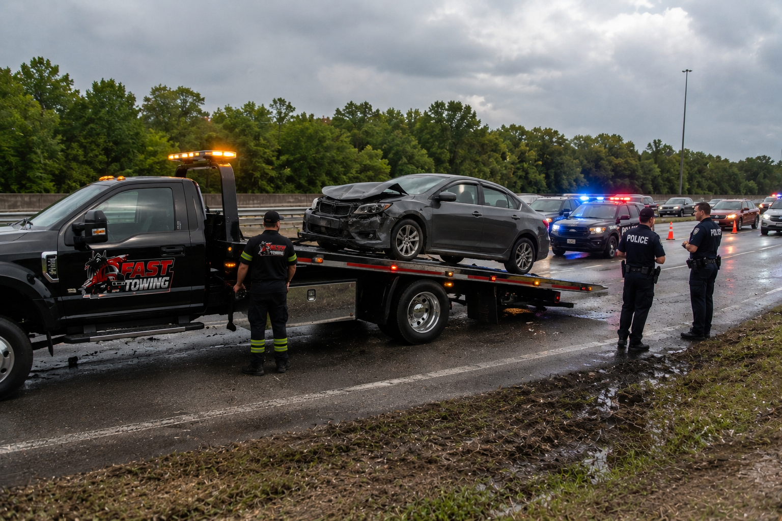 Fast Towing accident recovery